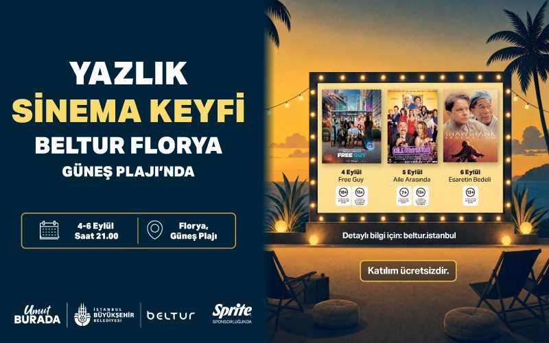 Beltur’dan Yaz Akşamlarına Özel Açık Hava Sineması Keyfi: Etkinlik Ücretsiz