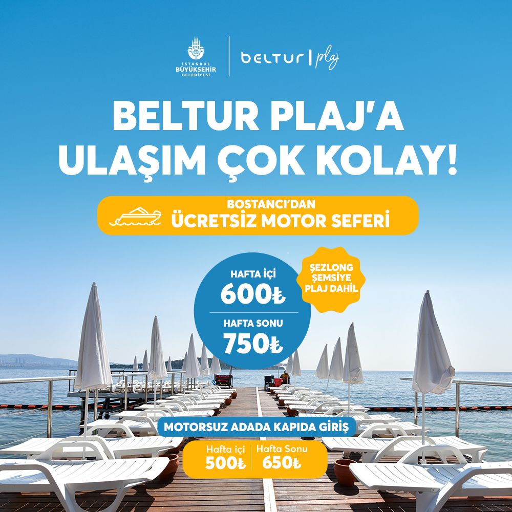 Beltur Büyükada Plajı Yaz Fırsatı